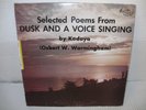 KODAYA Poems From Dusk And A Voice Singing LP Rare poetry Spoken Record mystic
