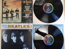 Meet The Beatles + Something New - Original Vinyl LP Capitol Rainbow Shrink
