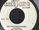 declaration of rights the abyssinians