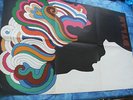 Vintage - BOB DYLAN - GREATEST HITS LP with RARE MILTON GLASER POSTER of BOB  