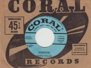 45-Rare RocKaBilly CHARLIE PHILLIPS With BUDDY HOLLY & CRICKETS Sugartime CORAL