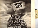 URIAH HEEP conquest (uk & lyric inner) LP EX+/EX BRON 524 hard rock 1980 bronze