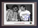 Freddie Mercury Queen Michael Jackson signed photo autograph Music FRAMED