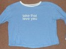 Take That Love You Long Sleeve Cropped Top