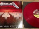 Metallica Master Of Puppets 2016 Marbled Red 180G Vinyl LP Vinyl VG/Sleeve NM