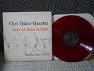 Chet Baker Quartet red vinyl nice vg+ LP Jazz at Ann Arbor