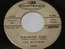 THE RIPTIDES -  MACHINE GUN / DEEP BLUE 45 Challenge WILD SURF GARAGE Promo