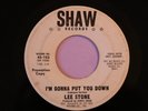 RARE.....  Lee Stone - Hold On Baby- PROMO WHITE LABEL No. 45-103 Vinyl Record