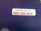 **FACTORY SAMPLE** IRON MAIDEN S/T UK 1980 LP EMI FINAL UPGRADE ARCHIVE METAL