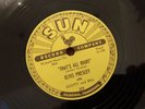 Elvis Presley That's All Right Blue Moon of Kentucky Sun 78 1954 Alan Freed RARE