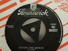 Roy Hall Diggin' The Boogie 1956 Brunswick Tri Rare 45-05627