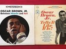 OSCAR BROWN JR. 2 LP'S TELL IT LIKE IT IS & BETWEEN HEAVEN & HELL SOUL JAZZ LP