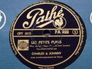 78 TOURS/CHARLES ET JOHNNY/PATHE PA 922/LES PETITS PUNIS/LOUP OU ES TU