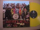 THE BEATLES - VERY RARE* SGT PEPPER* FRENCH LP COLOR VINYL* YELLOW* JAUNE* DC 1