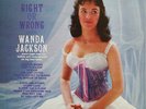 Wanda Jackson Right Or Wrong Capitol Records Vinyl LP