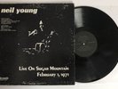 Neil Young - Live On Sugar Mountain (Feb 1, 1971) VG+ Ultrasonic Clean
