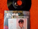 ELVIS PRESLEY SP 45T RCA BLUE CHRISTMAS 447 0720 USA