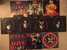 Kiss 12 Vinyl Record Album Lot: 4 Solo, Love Gun, Destroyer, Alive I & II