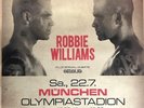 ROBBIE WILLIAMS 2017 MÜNCHEN - orig.Concert Poster -- Konzert Plakat  A1 NEU