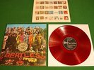 Beatles Sgt. Peppers Japan LP 1st press von 1967 red vinyl Odeon OP-8163