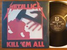 Metallica - Kill 'Em All  1990's Russia Ed. LP rare