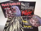 IRON MAIDEN PICTURE DISC GATEFOLD LP PURGATORY WARPIG 1981 LIVE POSTER INCLUDED