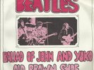 THE BEATLES THE BALLAD OF JOHN AND JOKO/OLD BROWN SHOE Italian 7
