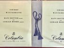 Hans HOTTER Gerald MOORE Schubert Winterreise Columbia B/gc 33CX 1222-3 NM/EX