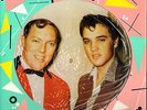 ELVIS PRESLEY/BILL HALEY self titled (picture disc 1984) LP EX+/EX PD 1084