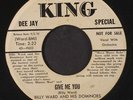 BILLY WARD & DOMINOES: Give Me You / Over The Rainbow 45 (dj bio, tape / tag ol