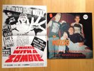 THE METEORS undead LP rare Zombie POSTER Cramps Psychobilly Guana Batz Batmobile