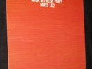 Philip Glass Music in Twelve Parts 1 & 2 VIRGIN 1974 NM