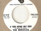 THE MIRACLES If Your Mother Only Knew Way Over There DJ  MOTOWN NORTHERN SOUL 45