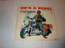 THE CRYSTALS - PHILLES LP - HE'S A REBEL - MONO BLUE LABEL - LISTEN