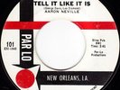 Aaron Neville Tell It Like It Is / Why Worry Vinyl Single 7inch Parlo Records