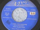 THE VALENTINES 45 