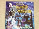 1 vintage CHIlDREN'S BOOK RECORD disney the HAUNTED MANSION