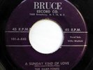 HARP-TONES 45 A sunday kind of love / I'll never tell BRUCE Doowop 673