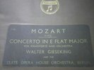 BERLIN LP 8 part BOX WALTER GIESEKING MOZART PIANO WORK COLUMBIA