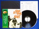 BEATLES A Hard Day's Night ?JAPAN 1970's PRESS? LP AP-8147 w/OBI & INSERT NM/NM-