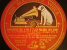 Schnabel+Sargent. Beethoven (Piano concerto 5). HMV DB 1685-9 (5) Original album