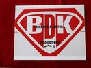 BIG DADDY KANE  STICKER  PEEL AND STICK  NEAR MINT  7 X 5 1/2   COLLECTABLES