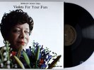 Shirley Horn Trio - Violets for Your Furs (1982) Vinyl LP Import; Audiophile 180