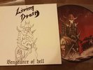 Living death Vengeance of hell picture vinyl LP 2008 trash metal Mint KNEEL013