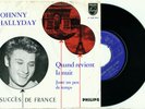 JOHNNY HALLYDAY Quand Revient La Nuit (1965 TRES RARE HOLLANDAIS SP 45t VINYL)