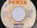 CALMAN SCOTT - HARD TIMES - POWER ( 76 ROOTS REGGAE 7 )