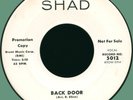 J.B. LENOIR (w/ Junior Wells) Back Door / Lou Ella 45rpm Shad 1958 Chicago blues