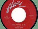 RICHARD BERRY (w/ group) What You Do to Me / The Big Break 45rpm Flair 1955