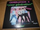 GENERATION X - YOUR GENERATION - Original Mix with FRENCH sleeve ltd 100 copies.