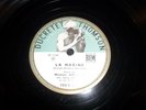 french 78rpm Michèle Arnaud la marine la prière Georges Brassens ducretet thomso